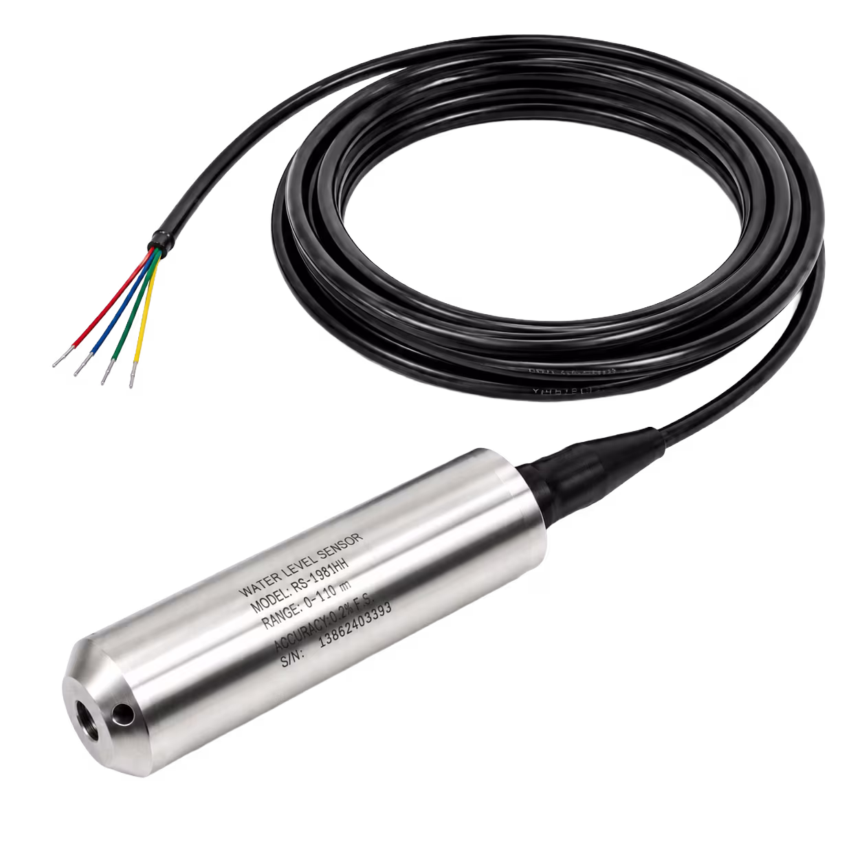 Water Level Sensor, 4 m, Stainless Steel